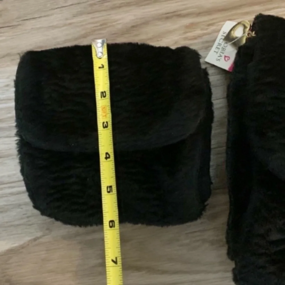 Victoria’s Secret Faux Fur Clutch Bag Set of 2 - NEW